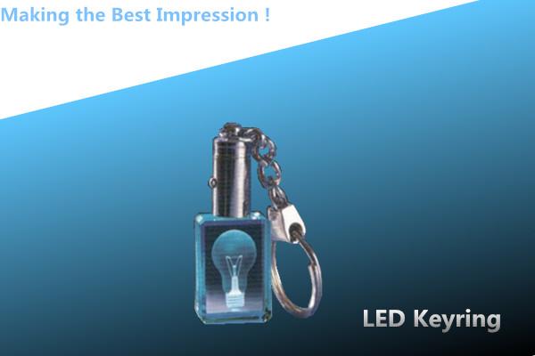 crystal led keychain/crystal keyring/crystal rectangle keyring/rectangular key