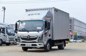 Foton Cargo Used Light Duty Trucks 4.14 Meters Long Box Double Rear Tires