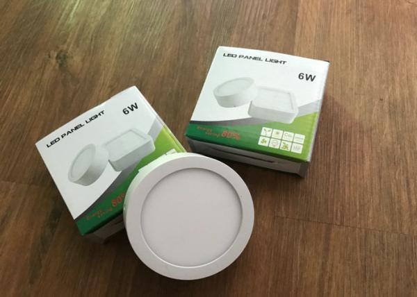 Quality 600lm Led Flat Panel Ceiling Lights Round Shape 0 - 10v 4000k No Ultraviolet Ray for sale