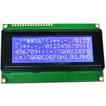 Flat Rectangle Dot Matrix Display Module 20*4 Character Blue Film Negative