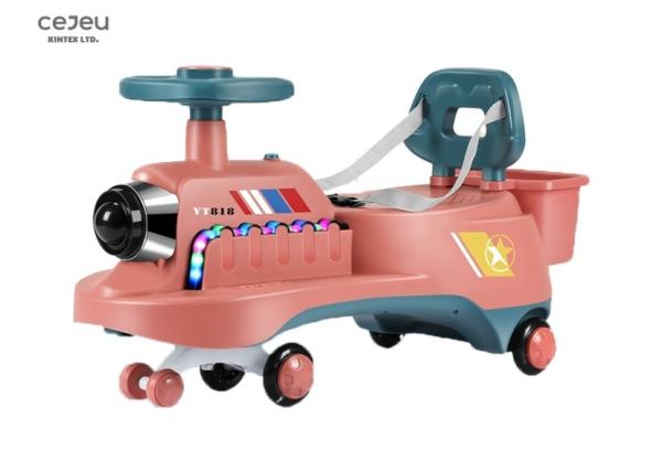 Quality Babygo Upgrade Audio Visual Twist Car Children Rollerblading Widened Caster for sale