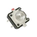 15x15 Sculptured Cap Illuminated Push Button Switch For Console