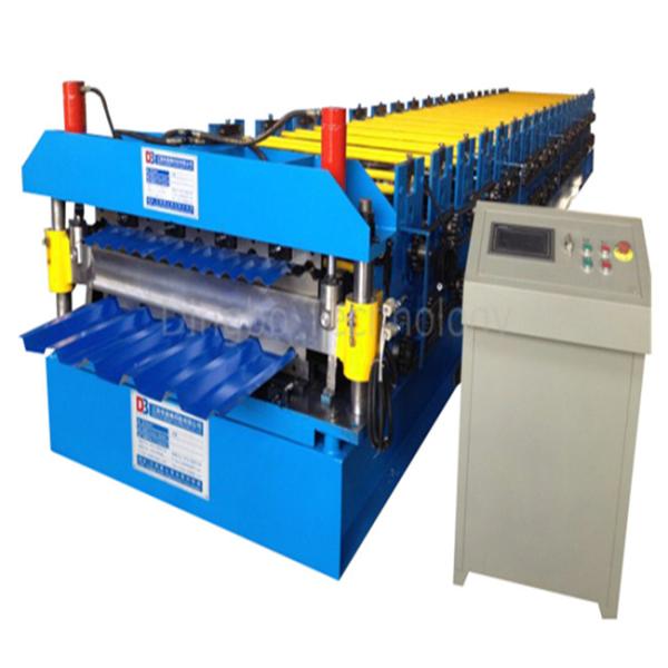 Quality Double Layer Roof Panel Roll Forming Machine 10-15 Meter/Min Speed for sale