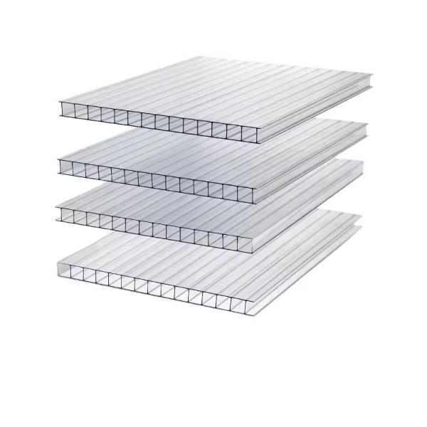 Modern Design 12mm Transparent Translucent Plastic Hollow Polycarbonate Wall