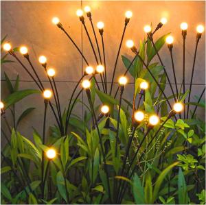 Buy cheap Modern LED Solar Firefly Lights Outdoor Lighting Waterproof Stake Lights Charging Time 6-8 Hours product