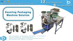 Counting packaging machine 4 vibrations and customized belt conveyor