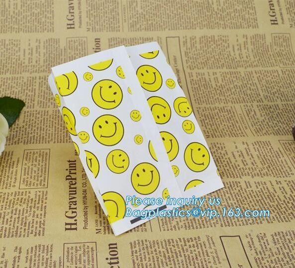 Custom Printing Recycled Brown Kraft Paper Bags,Custom Printed Factory Glassine Paper Bread Small Brown Bag, bagease