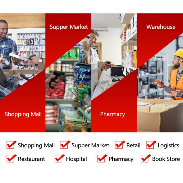 Sharp Design Usb Scanner Gun Hand Usb 1D codes Wireless Barcode Scanner