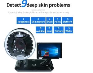 China HD Skin Tester Moisture Detection WiFi Skin Analyzer and Hair Analysis Skin Facial Test Machine on sale