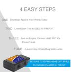 Universal Mini ELM327 V1.5 OBD2 EOBD Bluetooth Car Diagnostic Scanner Reader