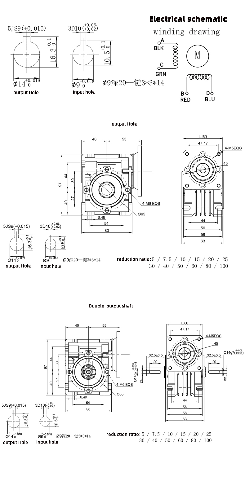 Linear Stepper Worm Gear Motor 1 Axis Stepper Motor Controller