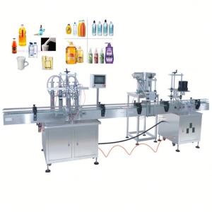 China Automatic Olive Oil Filling Machine Cooking Edible Oil Plastic Glass Bottle Filling Capping And Labeling Machin on sale