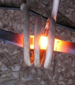 China High Frequency Electric Round Bar End Induction Heater Hot Forging Machine on sale