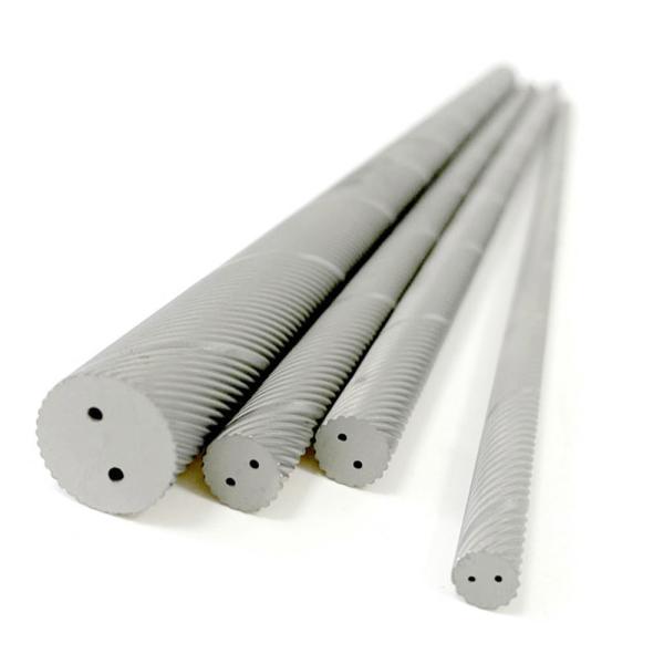 Quality Solid Carbide Helical Coolant Hole Rod K15 OD 8.3mm Tungsten Rod Stock for sale