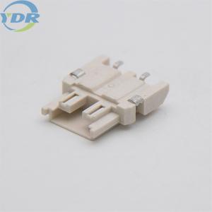 China 3.7mm Pitch 90 Degree 2 Pin Wafer Connector Beige SMT Type Wire To Board Connector on sale