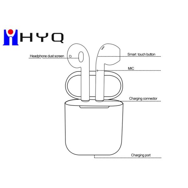 Multiple Colour Sharp Noise Canceling True Wireless Stereo Earphones 30mAH
