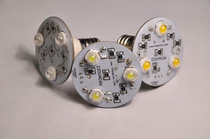 KooSion E14 high Lumen Output Led Strobe Lamps 230V AC 5 colours waterproof