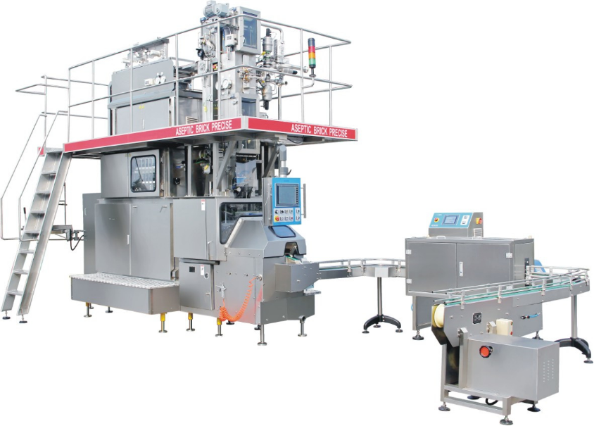 High Speed 7500CPH 330ml Prisma Shape Aseptic Carton Filling Machine for 100% Pure Juice