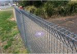 Roll top fence Triangle Bending BRC welded mesh fencing panels