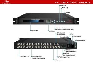 Buy cheap 8 In 1 CVBS to DVB-C/T Modulator product