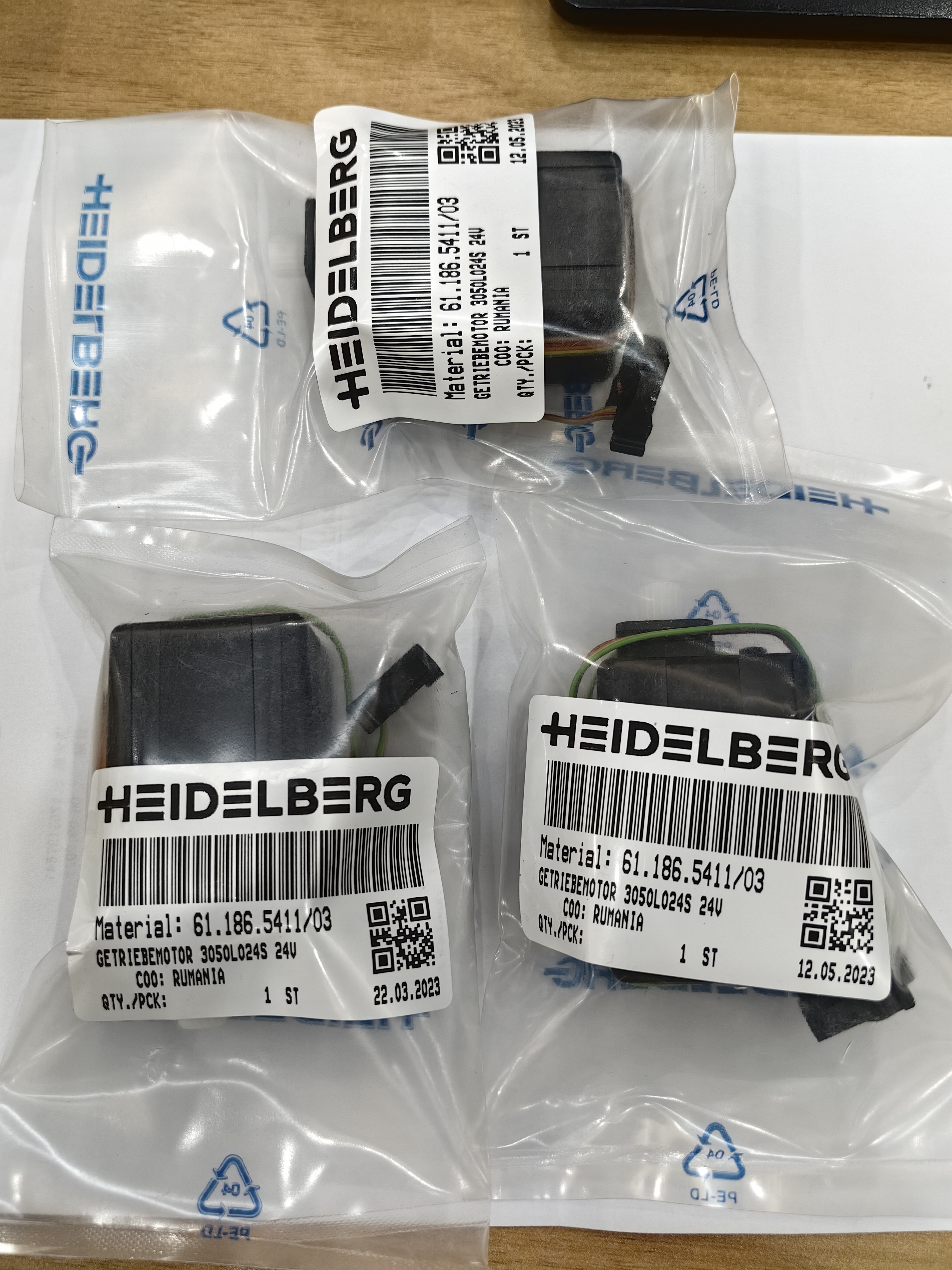 German Printing Press with CPC Ink Servo Small Motor 24V After Service 61.186.5411/03