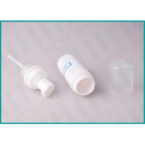 60 ML White Solid Color PET Foam Soap Pump Bottle For Hand Wash Liquid
