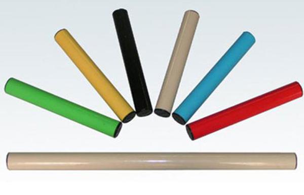 Quality 28MM ABS Cover Iron Glossy Coated Lean Pipe , Bright Color Composite Pipe for sale