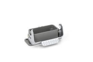 Bulkhead Mounting Heavy Duty Socket Housing With Covers Match Harting