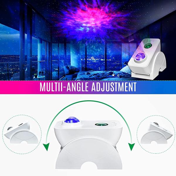 WiFi Smart Night Light Projector Square Shape With Music Mode