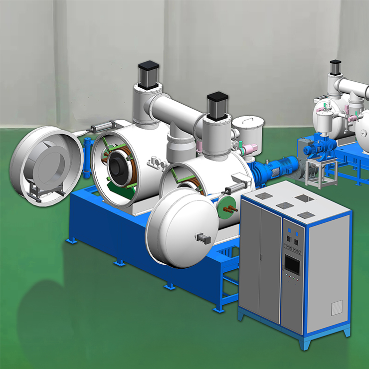 OEM Silicon Oxide Vacuum Sublimation CVD Furnace 1500 Degree For SiO2 Purification