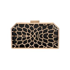 Petal Hollow Out Clutch Frame Zinc Alloy Lock DIY Evening Bag Frame
