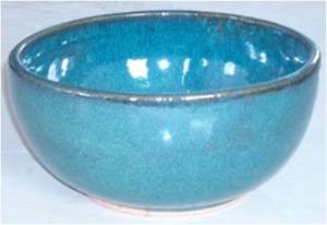 China Round 32x16cm Ceramic Indoor Pots , Decorative Ceramic Pots For Indoor Plants on sale