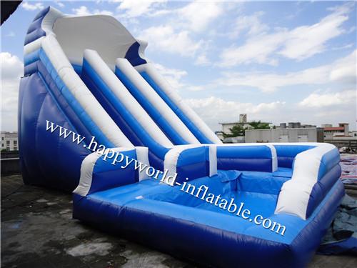 Quality commercial water slide , nip slip on a water slide , inflatable water slide clearance for sale