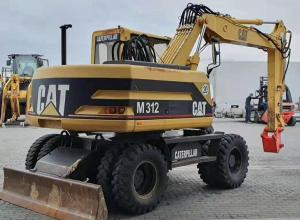 Second Hand 12T M312B Caterpillar Wheeled Excavator