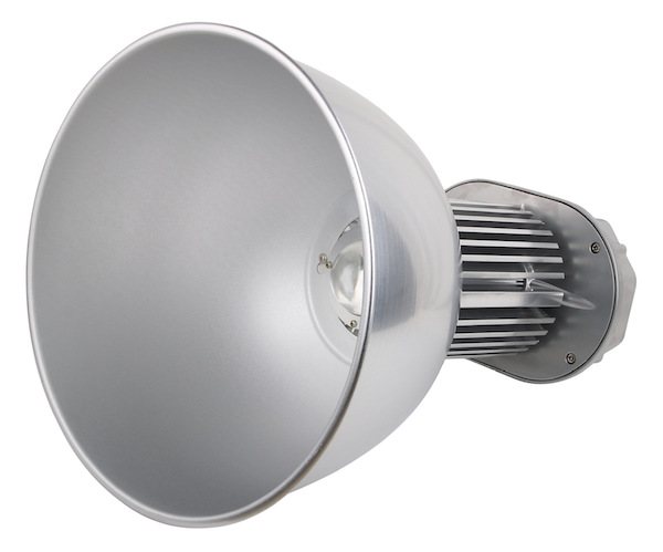 High Bay Light LED Glass Lens , Metal Holder COB LED Lens 50mm 40 Degree