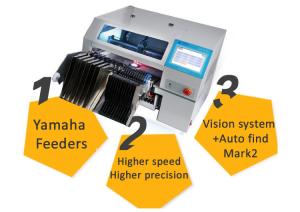 CHMT530P Vision + Mark2 with Yamaha Feeder SMT Pick and Place Machine Surface Mouting
