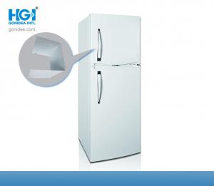 China Dual Temperature Top Freezer Refrigerators 220 Liter 12 Volt Upright Fridge Freezer on sale