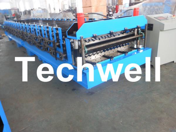 Quality Automatical Double Layer Roof Wall Panel Roll Forming Machine With 0.3 - 0.8mm Thickness for sale