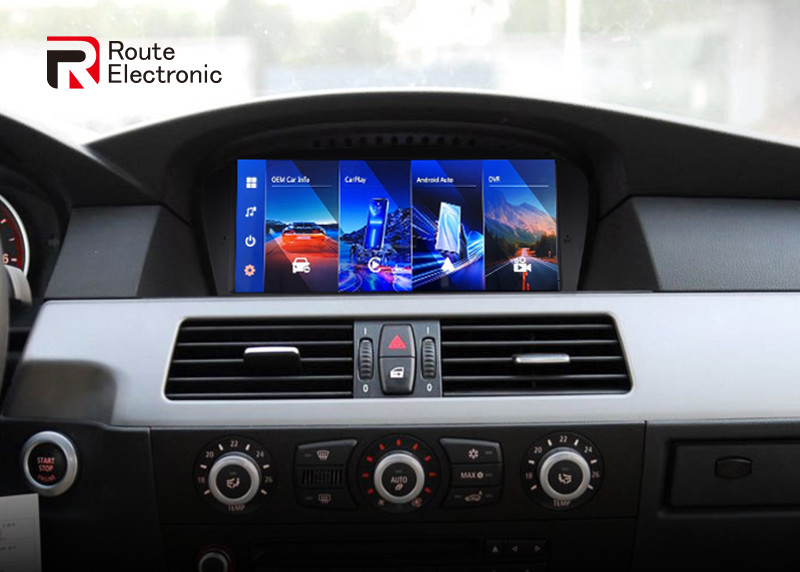 Linux Car radio For BMW E60 E90 support dual system and original joystick