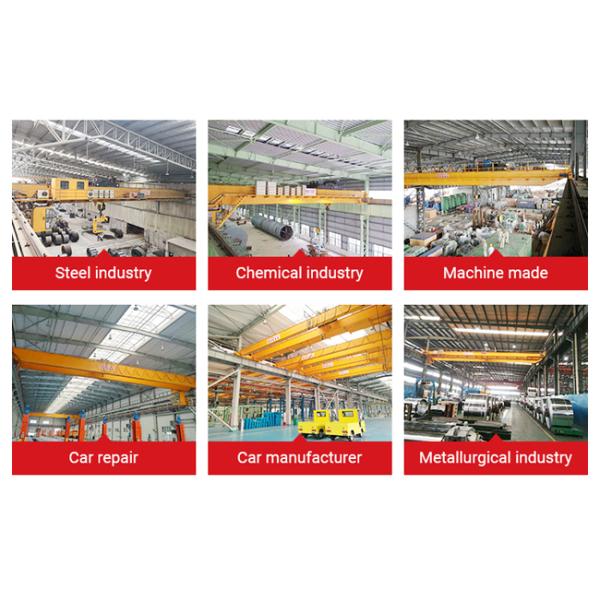 Custom LH Mobile Double Girder Overhead Cranes 10.5m-31.5m Span