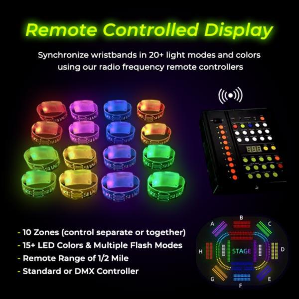 Powerful DMX Wireless Controller For LED Wristbands And Glow Sticks Wireless