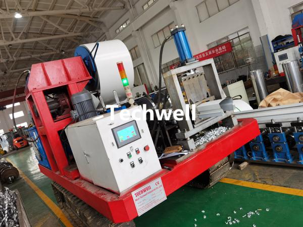 Quality Mobile Greenhouse Tomato Portable Seamless Gutter Machine Caterpillar Mounted for sale