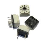 10mm SMD Rotary Switch 360 Degree Process Digital 6 Bit High Precision Mini Code