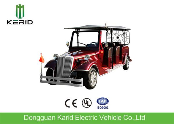 Quality Luxurious Electric Vintage Cars With 8 Seats , 48V Classic Battery Powered Golf Cart for sale
