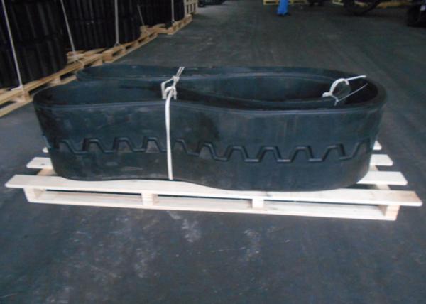 Quality 52 Link Lightweight Rubber Tracks , 483mm Width Custom Rubber Tracks for sale