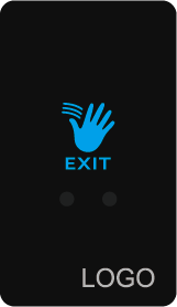 K50A/K50B Touchless Surface Mount Exit Button Waterproof IP68 Multi-function Surface mount Zinc alloy Exit button