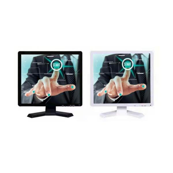 Quality Desktop Computer 15 Inch Touch Screen Monitor For Pos Touch HDMI VGA Input DC 12v for sale