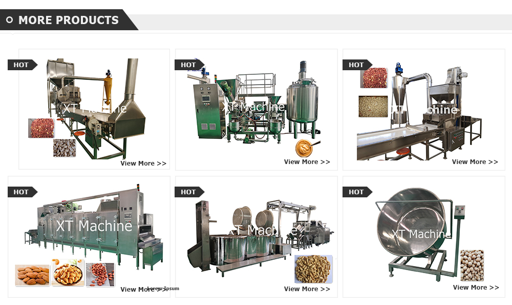 Continuous Fully Automatic Nut Roaster 36kw 2000kg/H For Peanut Hazelnut