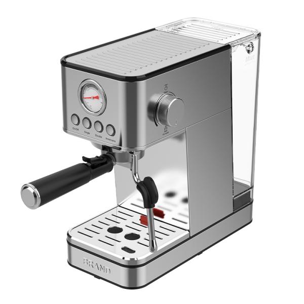 Automatic Electric Espresso Coffee Maker Machine With Grinder Home Commercial