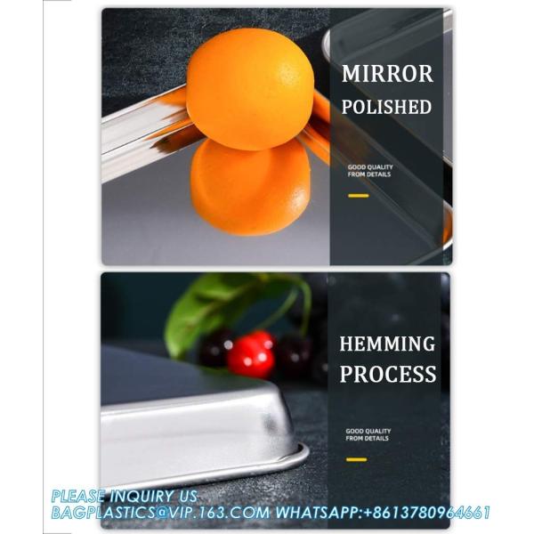 Stainless Steel Tray Non Toxic Heavy Duty Thickening Pan For Kitchen Baking, Lab Instrument, Dental, Medical Surgical